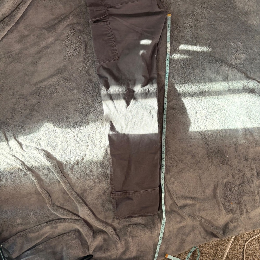 CQR Mens Cargo Pants Gray Size 36W x 34L Work Utility Outdoor Adventure - Picture 10 of 10